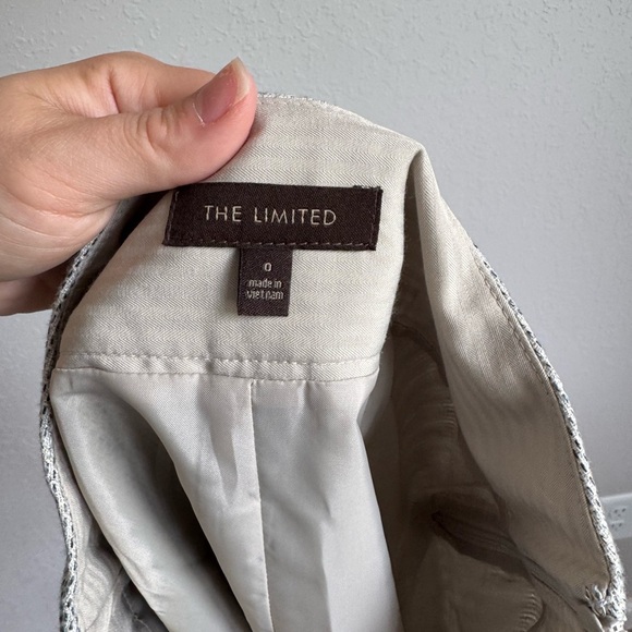 The Limited Gray Gold Metallic Pencil Skirt Womens 0 Academia Career - Picture 4 of 5